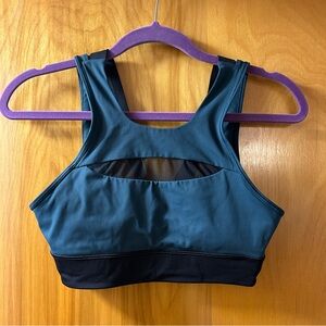 Lululemon Teal & Black Women's Sports Bra